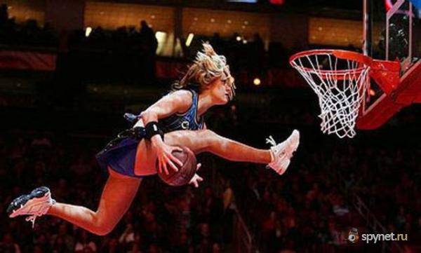 Прыгучие девушки из NBA (30 фото)